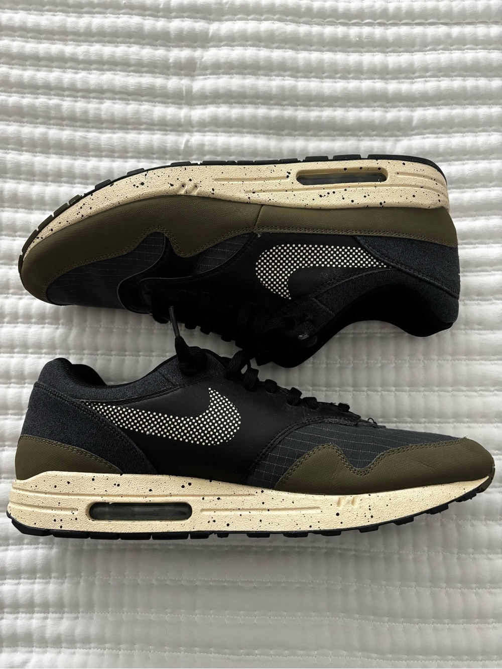 Nike Air Max 1 SE Shoes Medium Olive A01021-200 Men's Size 14